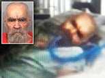 Picture exclusive: Charles Manson chained to his death bed